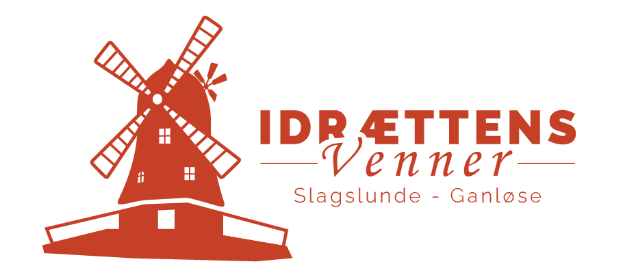 Idrættens venner — Tvær logo, rød